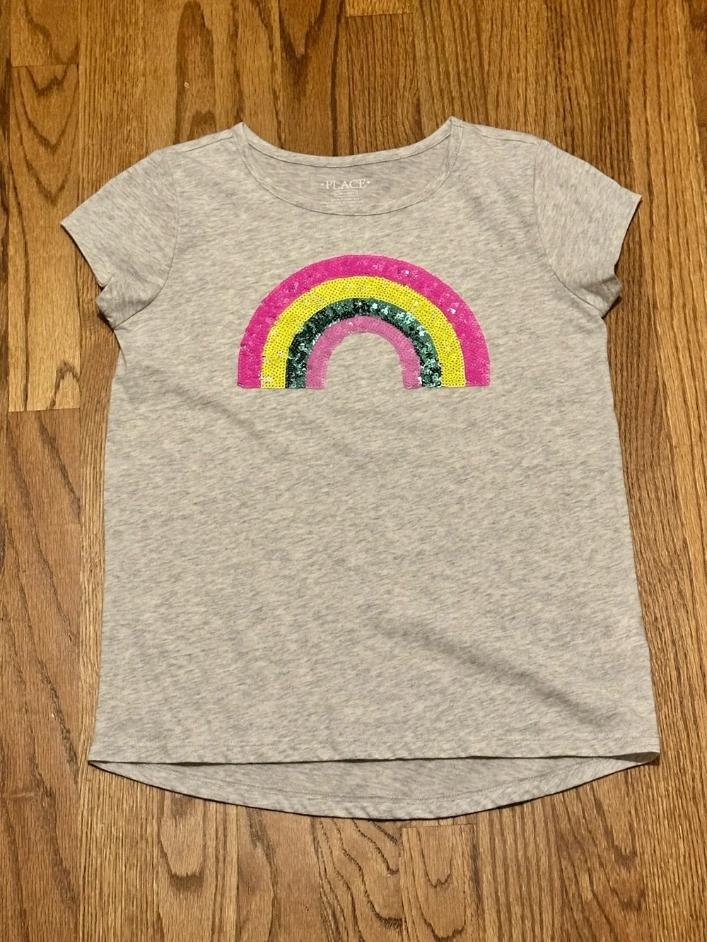 Children’s Place Rainbow Sequin Shirt size 10/12